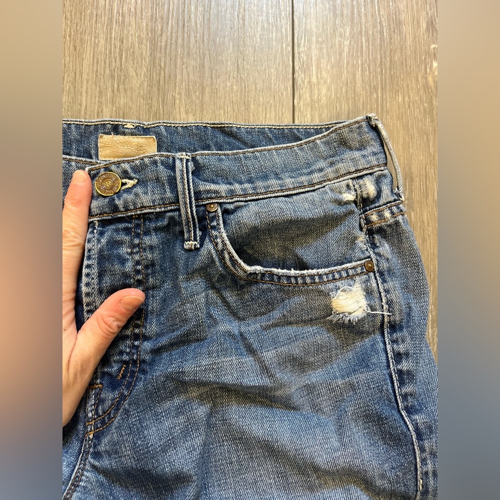 MOTHER Jeans The Loosey In Always Look Twice 26 Button Fly - Picture 4 of 16